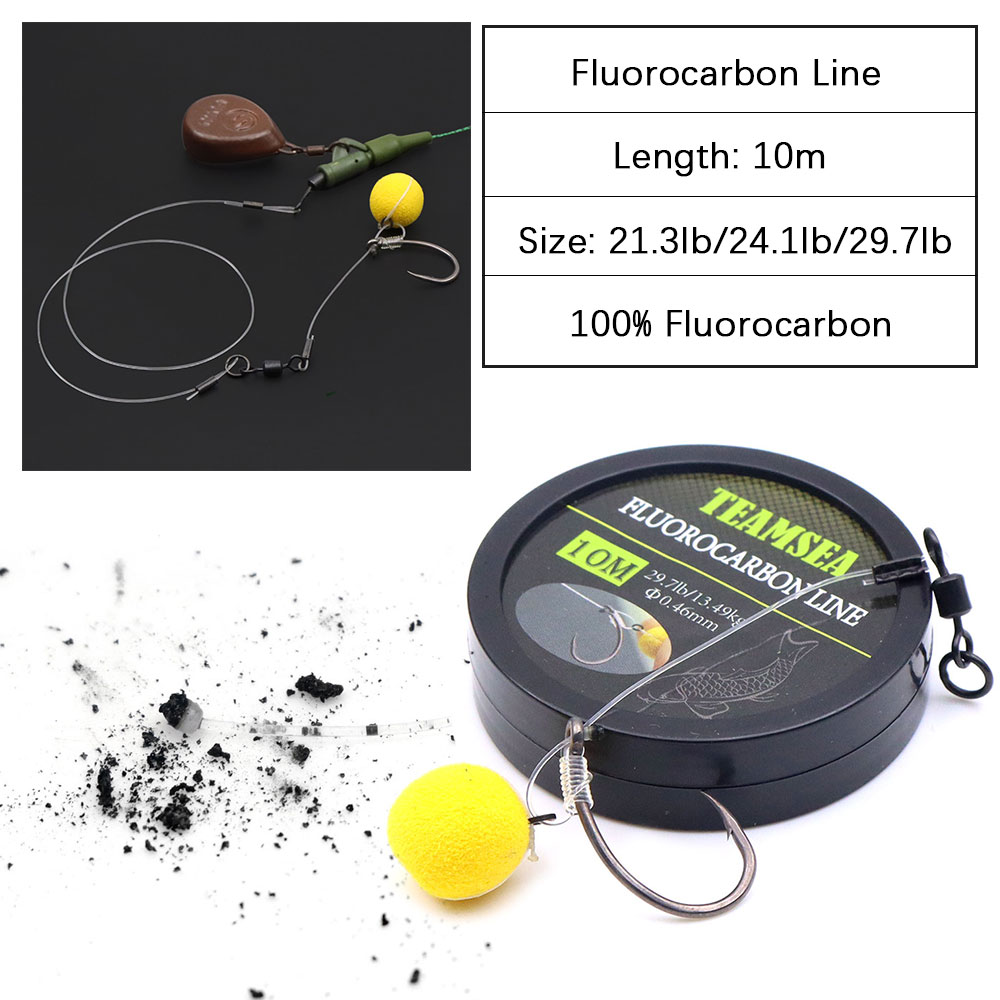 10m Fluorocarbon Coating Carp  - Fluorocarbon Line ulasan dan harga