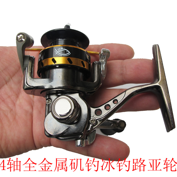 Mini All Metal Spinning Fishin - Ice Fishing Line ulasan dan harga