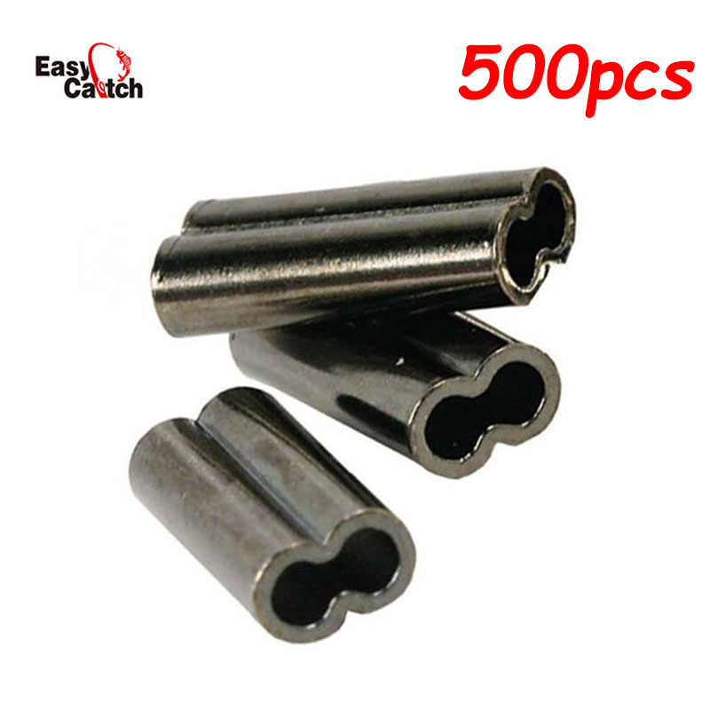 500Pcs/Lot Copper Fishing Crim - Monofilament Line ulasan dan harga