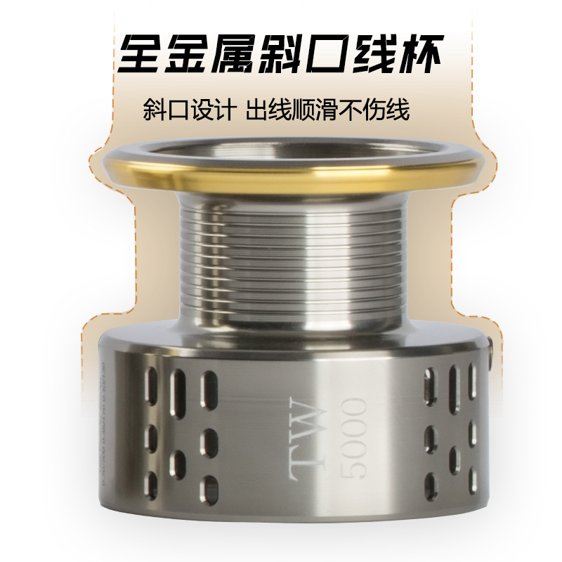 Metal Electroplated Spinning F - Ice Fishing Line ulasan dan harga