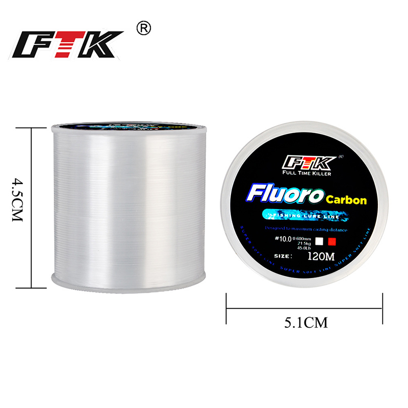 FTK 120m Fishing Line 0.2mm-0. - Fluorocarbon Line ulasan dan harga