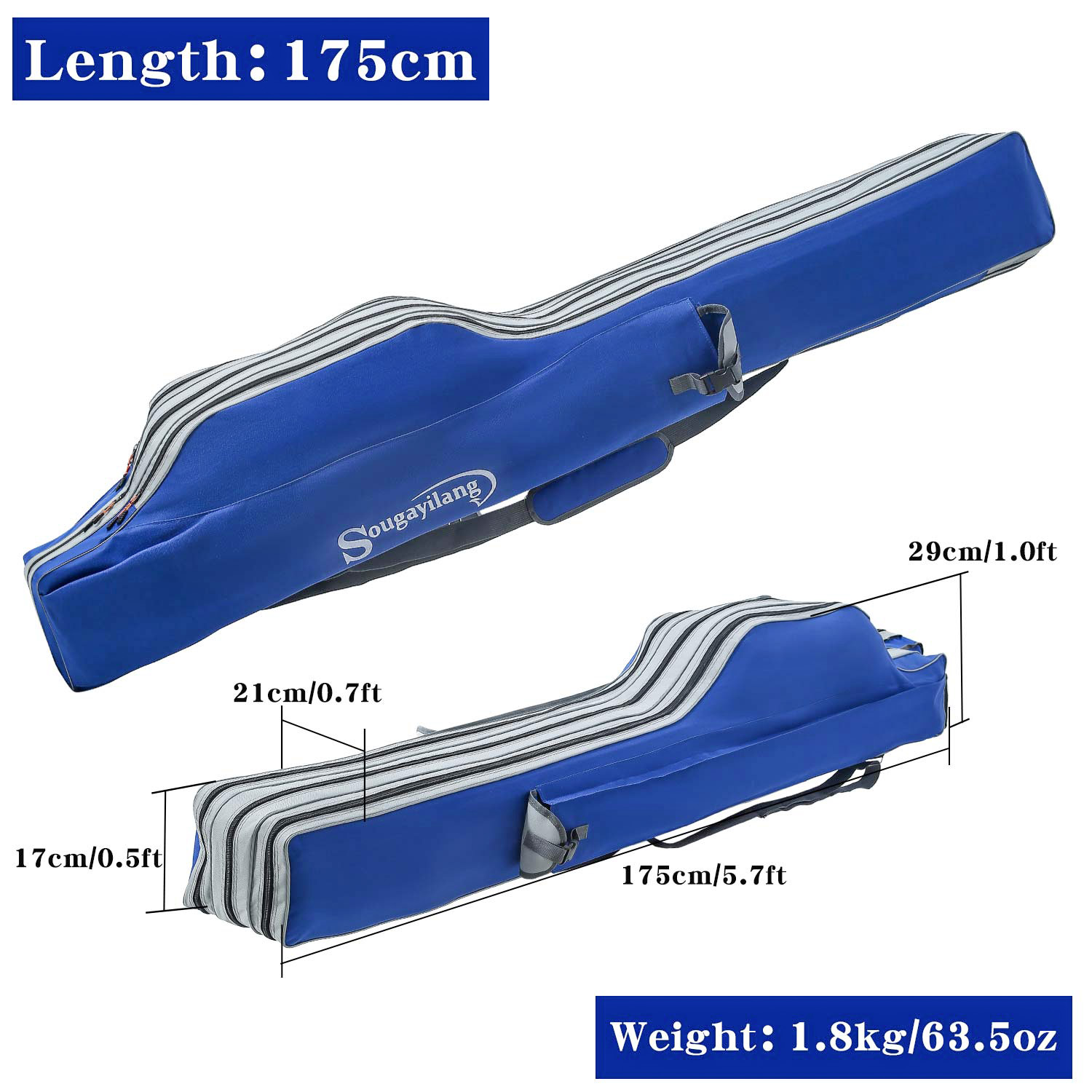 Sougayilang Fishing Rod Bag 3  - Fishing Line Box ulasan dan harga