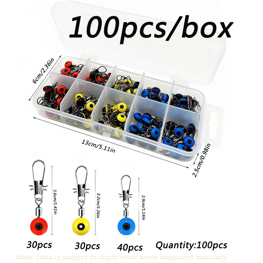 20pcs Fishing Line Hook Swivel - Saltwater Line ulasan dan harga
